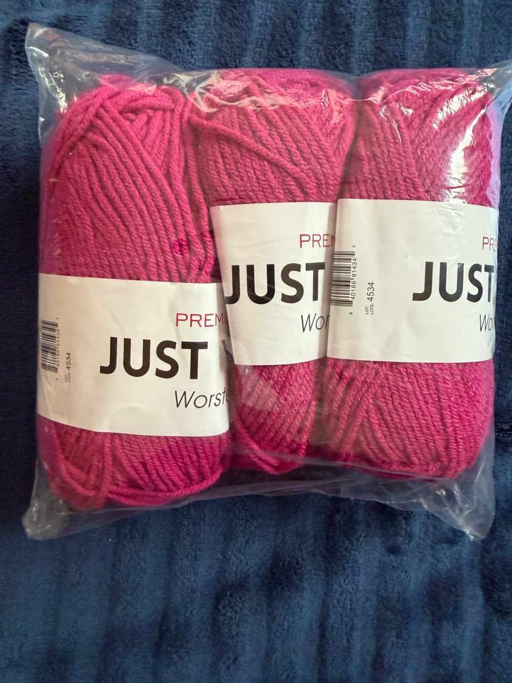 Premier Just Yarn - Pack of 3 - Magenta